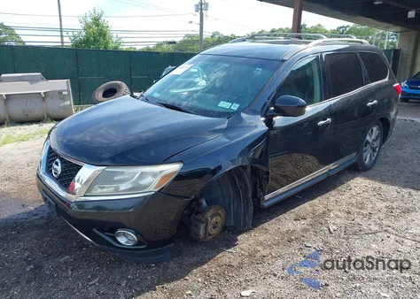 2013 Nissan Pathfinder Platinum from USA, damaged, VIN 5N1AR2MM2DC618701